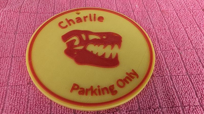 Charlie Parking Only Sign
