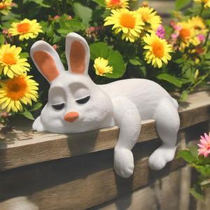 Sleeping Bunny On A Shelf