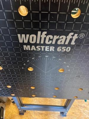 WolfCraft 750 work bench wall storage