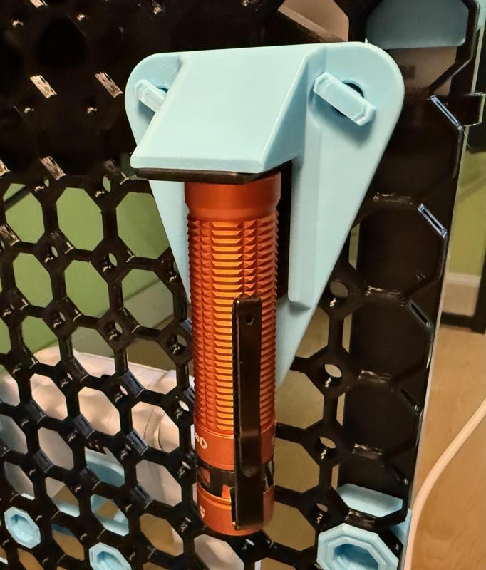 Multiboard Compatible Bracket for Olight Baton 3 Flashlight Magnetic Bracket