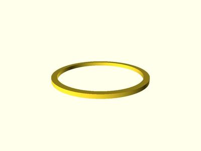 Round trash bag holder parametric 