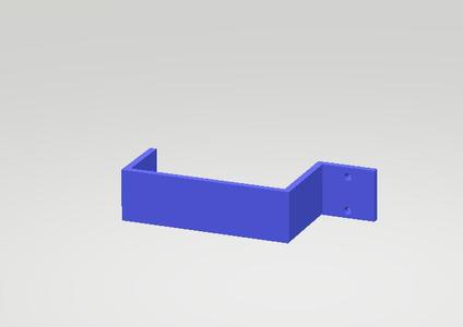Minimalistic under table headset holder or cable organizer