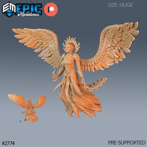 Hells Angel Zariel Magic ‧ DnD Miniature ‧ Tabletop Miniatures ‧ Gaming Monster ‧ 3D Model ‧ RPG ‧ DnDminis ‧ STL FILE