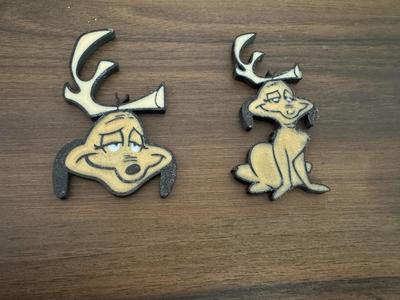 Grinch Max Fridge magnet