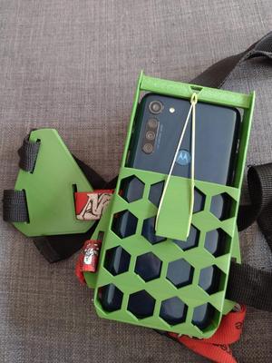 Chest mount phone holder