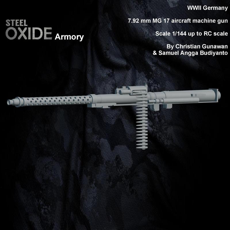 WWII German Luftwaffe MG 17 7.92mm aircraft machine gun