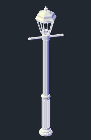 Street lamp old style