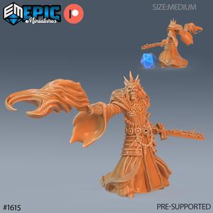 Ancient Lich Magic ‧ DnD Miniature ‧ Tabletop Miniatures ‧ Gaming Monster ‧ 3D Model ‧ RPG ‧ DnDminis ‧ STL FILE