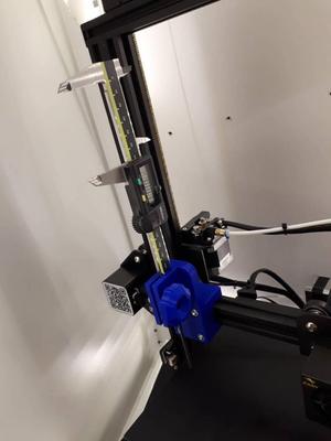 Caliper holder for bed leveling Ender 3 