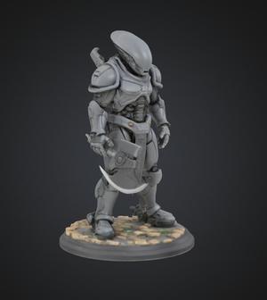 sci-fi alien heavy trooper game rpg