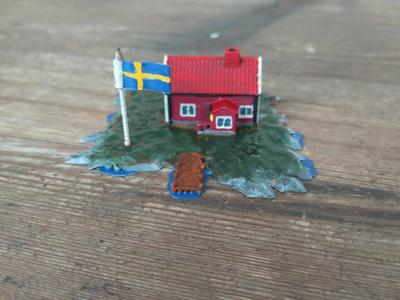 Swedish house on an island.