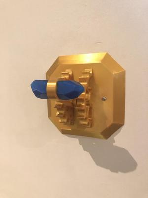 Steampunk Light Switch (Australian Version + Crystal Handle)
