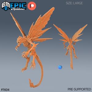 Bone Devil Flying ‧ DnD Miniature ‧ Tabletop Miniatures ‧ Gaming Monster ‧ 3D Model ‧ RPG ‧ DnDminis ‧ STL FILE