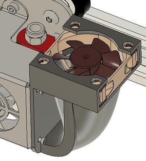 Noctua holder blower for ender