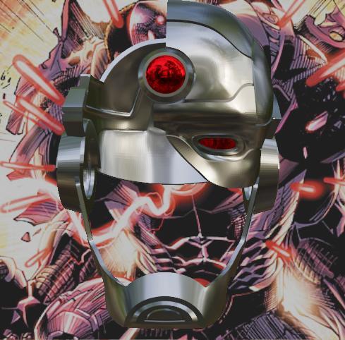 Cyborg Inspired Helmet 