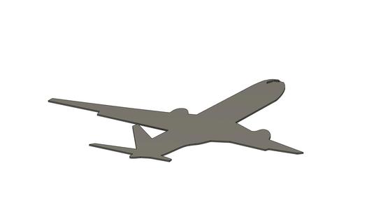 Simple airplane model