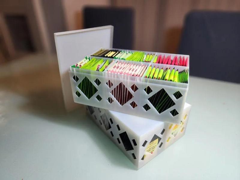 Large Tea Bags Box / Organizer   