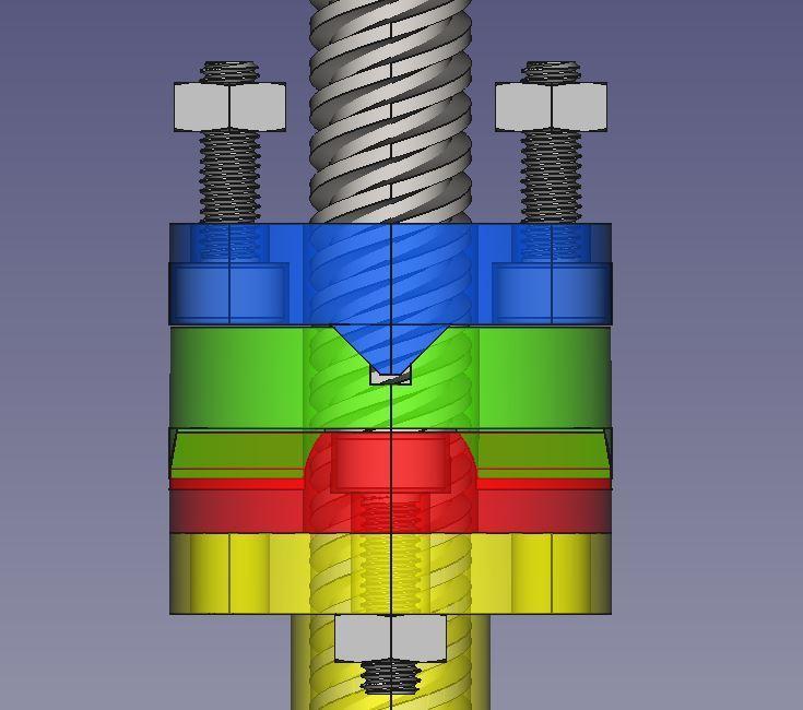 z lead screw banding wobbling compensation bracket
