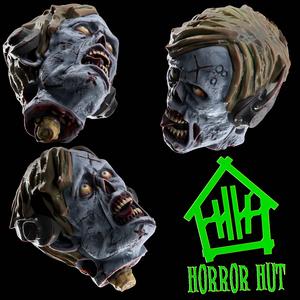 Zombie head keychain