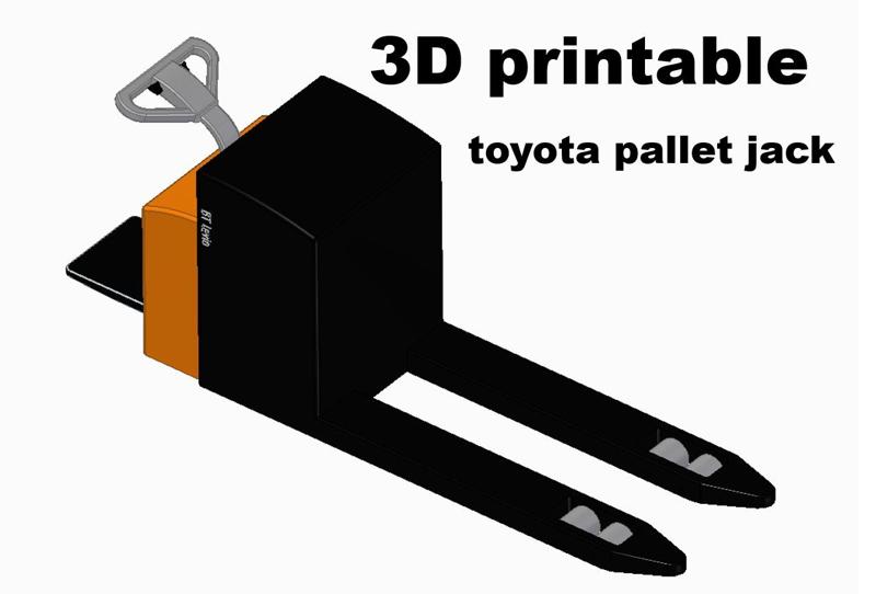 Toyota BT levio 1/10th scale electric pallet jack