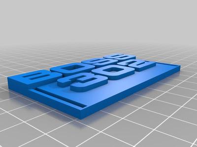 Ford Mustang BOSS 302 Desk Plaque