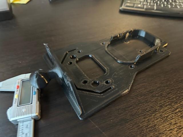 Kove 450 Rally GPS / Tablet/ CarPlay C7 / GoPro Mount Upper and lower mounting points RAM Ball