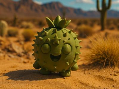 The Laughing Cactus Friend – Spiky & Hearty