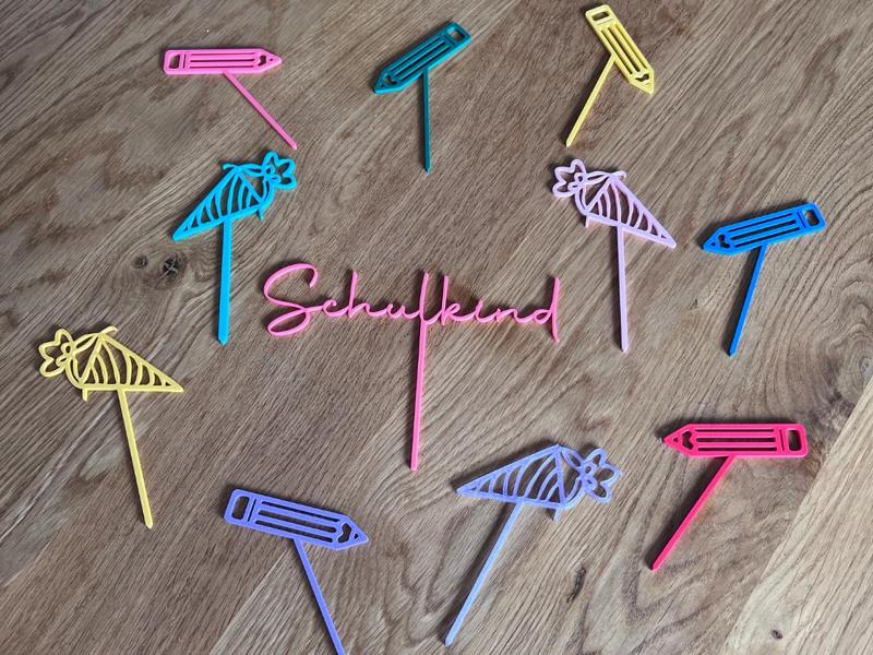 Cake Topper School Starter