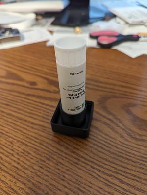 Gridfinity bin Bambu Glue Stick1x1 bin (25mm dia)
