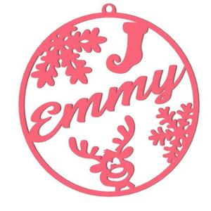 Christmas bauble - Personalization package (3 names)