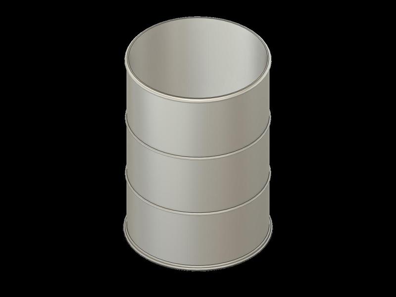 Simple Oil Barrel, einfaches Ölfass