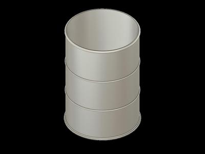 Simple Oil Barrel, einfaches Ölfass