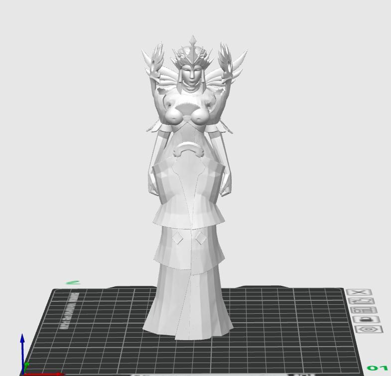 Silkroad Online Winter Princess Dress / Figure / Character/