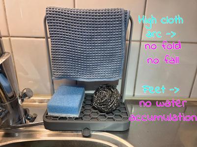 Dish Sponge + Cloth Holder
