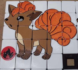 Vulpix slider puzzle tiles (Multicolor)