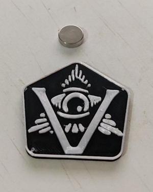 Magnet logo "The Pentaverate"