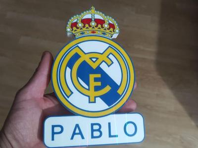 REAL MADRID CREST-YOUR NAME