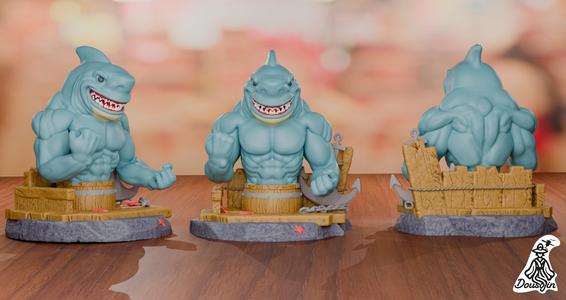 Warrior Shark - 3D Statue