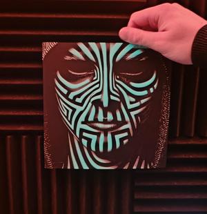 Hueforge glow in the dark face