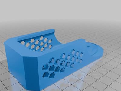 Roku Remote hex holed holder