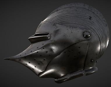 Knight Helmet with beaked visor