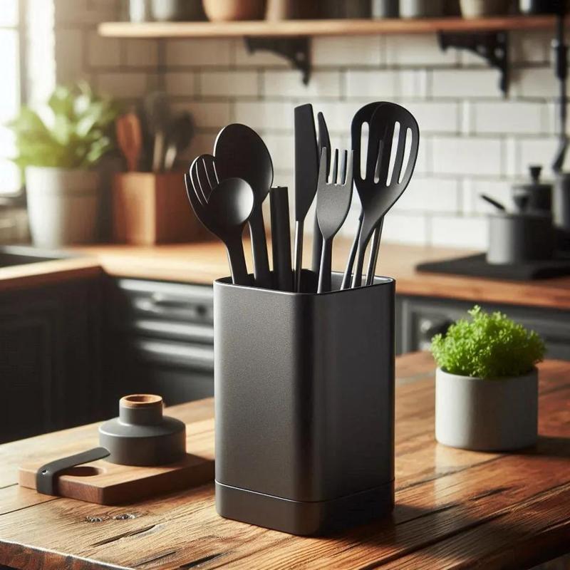 Kitchen Utensil Holder "Square Pot"   