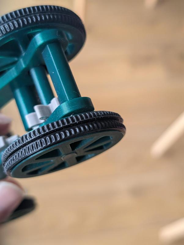 TPU Tires for Fusion 360 Pinion Wind-up Car