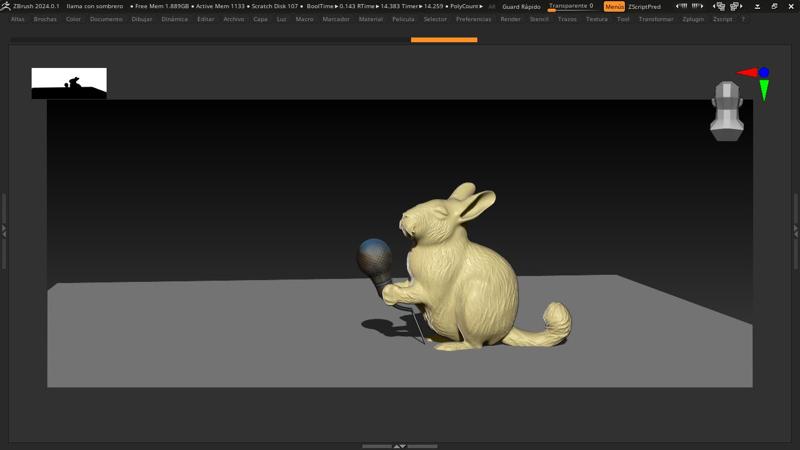 Andean Viscacha Lamp