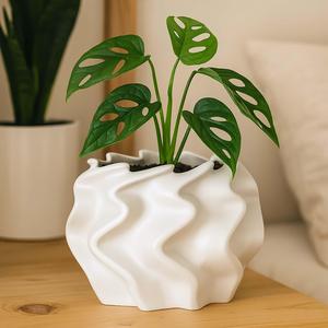 Modern Plant Pot With Drainage no supports 