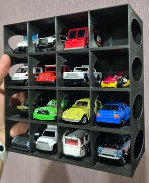 16 Hotwheels cars garage