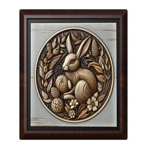 Rabbit animal wall art relief wall decor