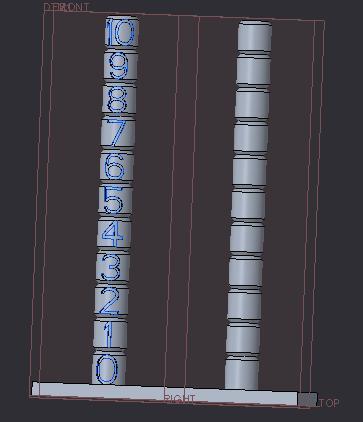 Retraction tower 0-10 mm