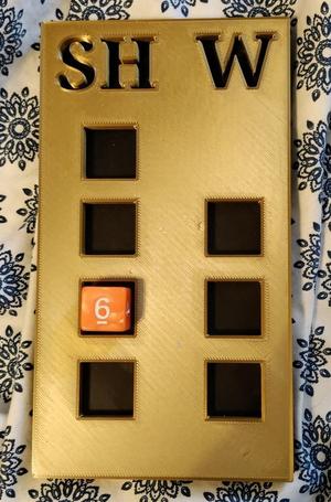 Savage Worlds Shake Wound Counter