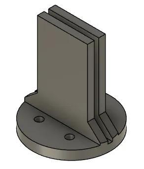 A2212 motor mount for control line airplane   